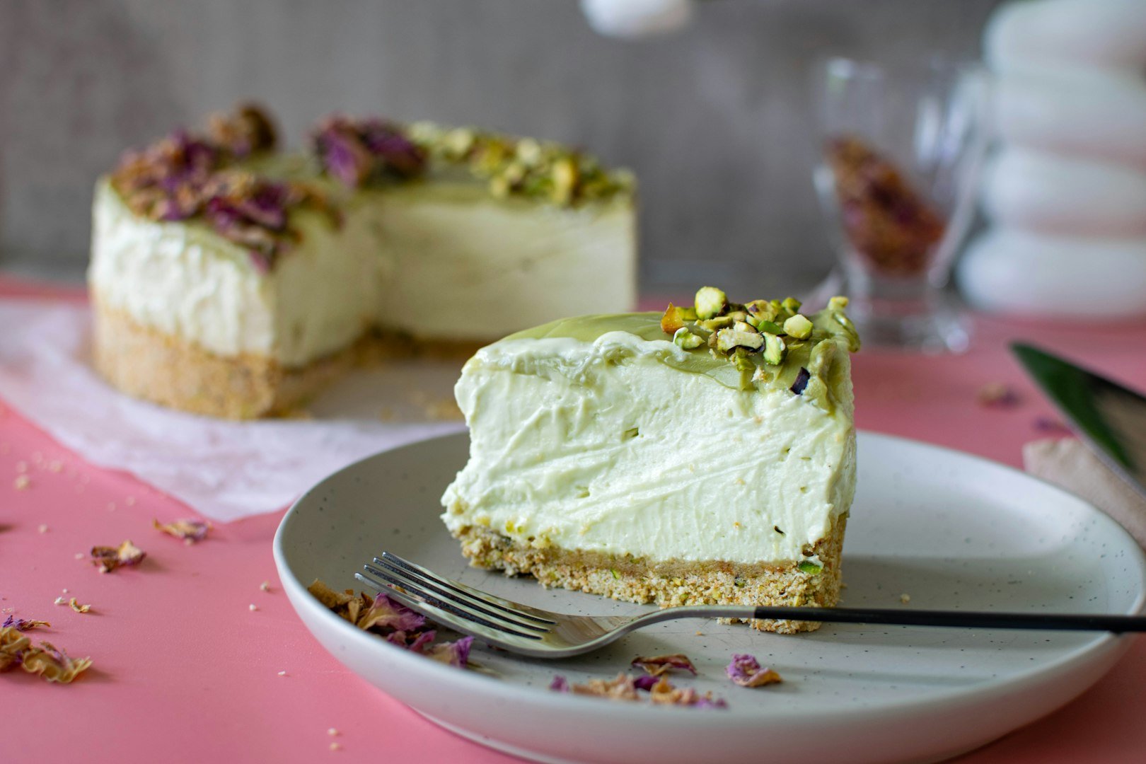 Key lime cheesecake